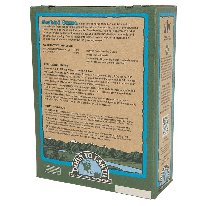 Seabird Guano Hi P 0-11-0 (5 Lb Box) 2 Seabird Guano Hi P 0-11-0 (5 Lb Box) - Billede 2