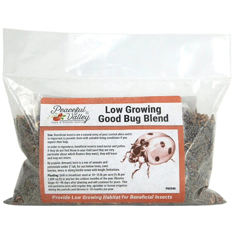 Peaceful Valley Low-Growing Good Bug Blend - Nitrocoated (lb) 1 Peaceful Valley Low-Growing Good Bug Blend - Nitrocoated (lb)