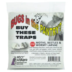 Pest Wizard BUGS In The PANTRY?™ 2-Pack Stainless And White