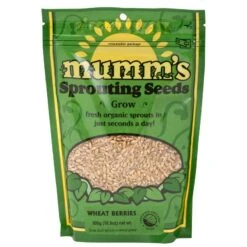 Organic Wheat Berry Sprouting Seeds (10.5 Oz)
