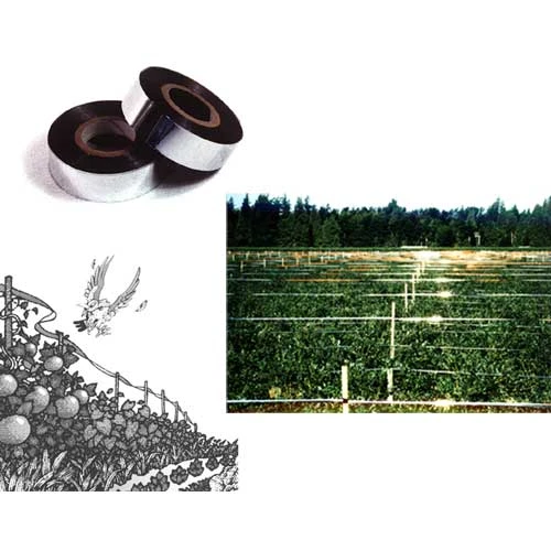 Bird Scare Tape - Red & Silver (290' Roll) 2 Bird Scare Tape - Red & Silver (290' Roll) - Billede 2