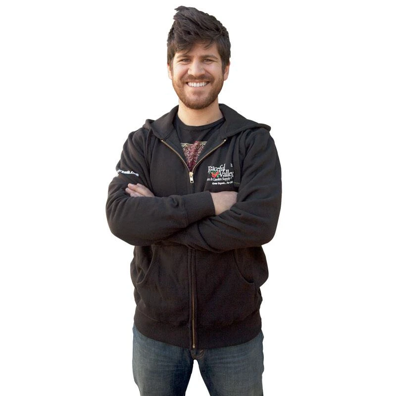 Peaceful Valley Hooded Zipper Sweatshirt - XL (Black) 1 Peaceful Valley Hooded Zipper Sweatshirt - XL (Black)