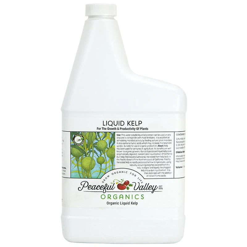 Peaceful Valley Organic Liquid Kelp (Quart) 1 Peaceful Valley Organic Liquid Kelp (Quart)