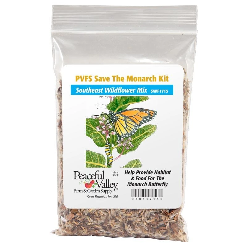 Peaceful Valley Save The Monarch Kit - Southeast (1/8 Lb) 1 Peaceful Valley Save The Monarch Kit - Southeast (1/8 Lb)