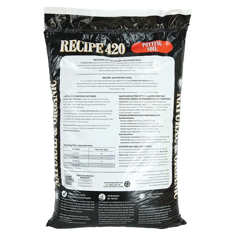 EB Stone Recipe 420 Original Potting Soil (1.5 Cu Ft) 2 EB Stone Recipe 420 Original Potting Soil (1.5 Cu Ft) - Billede 2