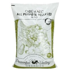 Nye udgivelser 1 Peaceful Valley Organics All Purpose Pelleted Fertilizer 4-3-2 (50 Lb)