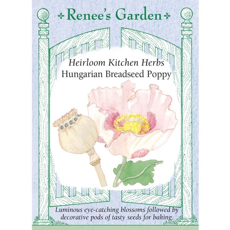Renee's Garden Poppy Hungarian Breadseed 1 Renee's Garden Poppy Hungarian Breadseed