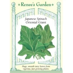 Renee's Garden Spinach Japanese Oriental Giant